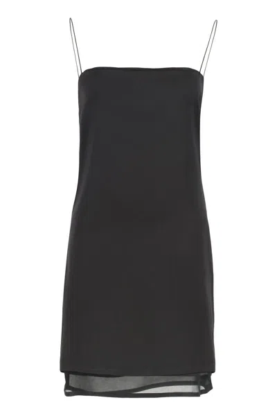 Jacquemus La Robe Elica Viscose Dress In Black
