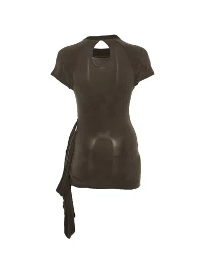 Pre-owned Jacquemus La Robe Espelho Court Mini Dress In Brown