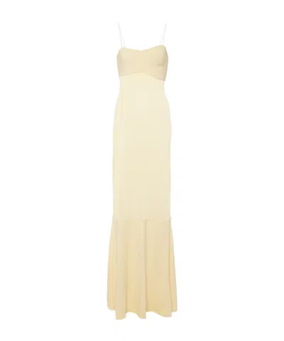 Jacquemus La Robe Fino Gown In Neutral