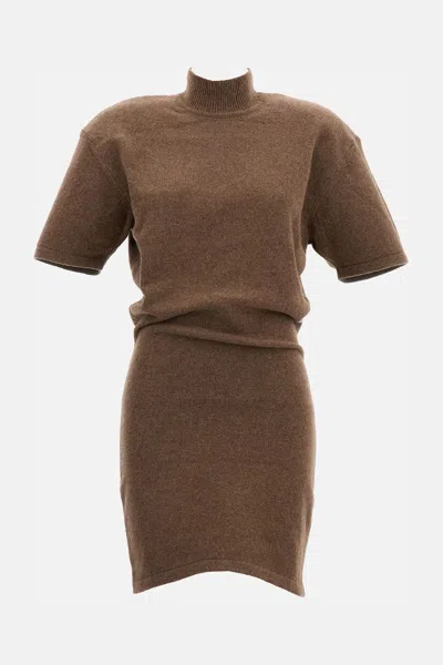 JACQUEMUS LA ROBE MAILLE CASTAGNA