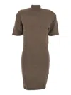 Jacquemus La Robe Maille Castagna In Brown
