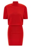 Jacquemus La Robe Maille Castagna Dress In Red