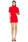 Jacquemus La Robe Maille Castagna In Red