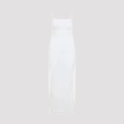 Jacquemus La Robe Maille Plumetis In White