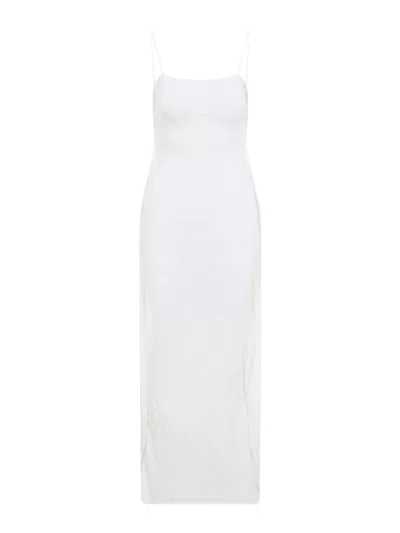 Jacquemus Vestido Largo - Crema In White