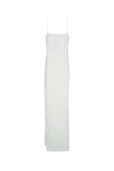 Jacquemus La Robe Maille Plumetis Dress In White