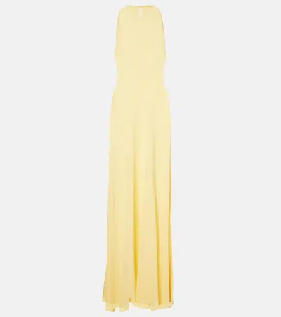 Jacquemus La Robe Maille Sculta In Yellow