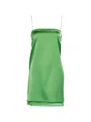 Jacquemus Green La Casa 'la Robe Elica' Minidress In Green