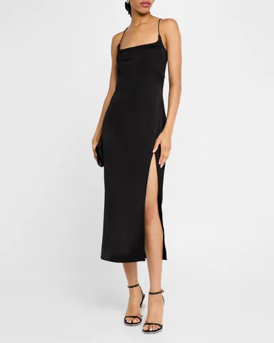 Jacquemus La Robe Notte Midi Dress In Black