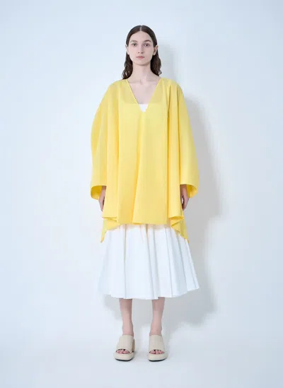 Jacquemus Women La Robe Paysan Midi Dress In Yellow
