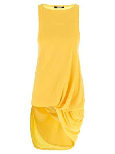 JACQUEMUS JACQUEMUS 'LA ROBE PEPLO COURTE' DRESS