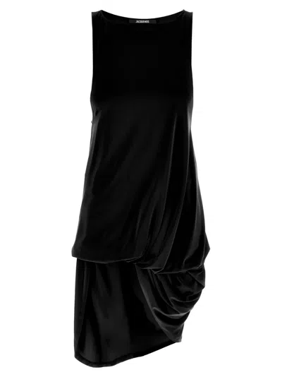 JACQUEMUS JACQUEMUS 'LA ROBE PEPLO COURTE' DRESS