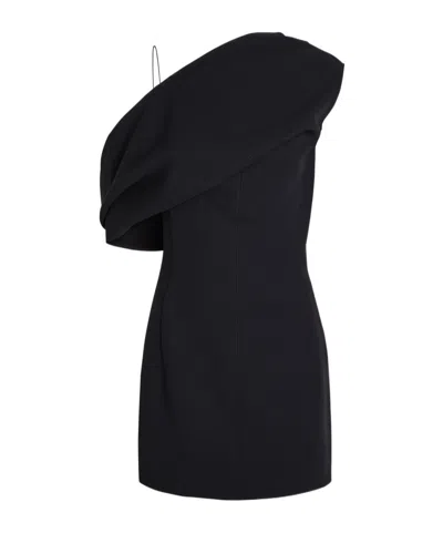 Jacquemus La Robe Pesce Courte Mini Dress In Black