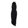 Jacquemus Womens Black Piazza Draped Stretch-woven Maxi Dress Xs In Black