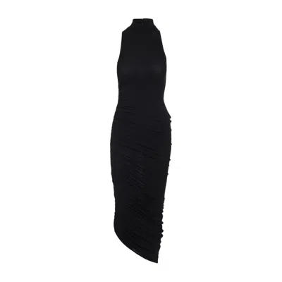 Jacquemus La Robe Piazza Midi Dress In Black