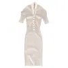 Jacquemus La Robe Polo Mini Dress In Beige Viscose In Neutral