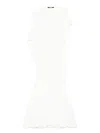 Jacquemus La Salerno Midi Dress In White