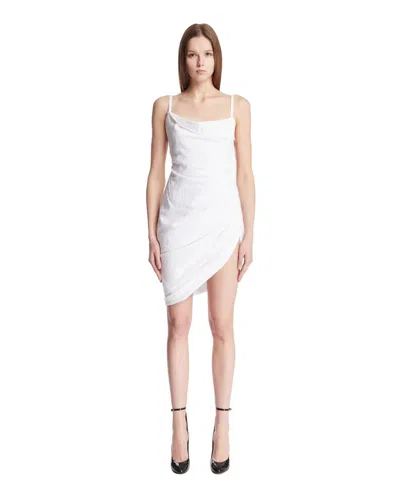 Jacquemus La Robe Saudade Dress In White