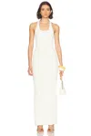 Jacquemus Scala Maxi Dress In Off White