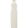 Jacquemus La Robe Scala Racerback Body-con Tank Dress In Off-white