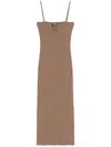 Jacquemus Women La Robe Sierra Bretelles Dress In Braun