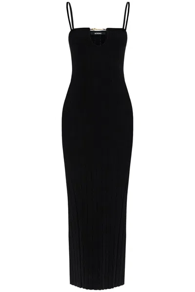 Jacquemus La Robe Sierra Bretelles In Black