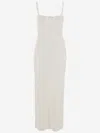 Jacquemus La Robe Sierra Bretelles In White