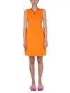 Jacquemus La Robe Sorbetto Dress In Orange