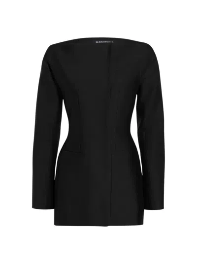 Jacquemus La Robe Spalla Mini Dress In Black