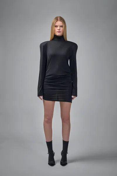 Jacquemus La Robe Spallina In Black