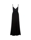 Jacquemus La Robe Spallina Spaghetti-strap Evening Dress In Black