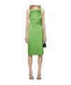 Jacquemus La Robe Spoglio Mid-length Dress In Green