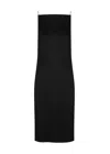 Jacquemus La Robe Spoglio Midi Dress In Black