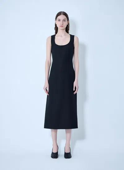 Jacquemus Women La Robe Tablier Midi Dress In Blue