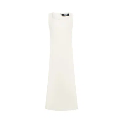 Pre-owned Jacquemus La Robe Tablier 'off White' | Women's Size 34