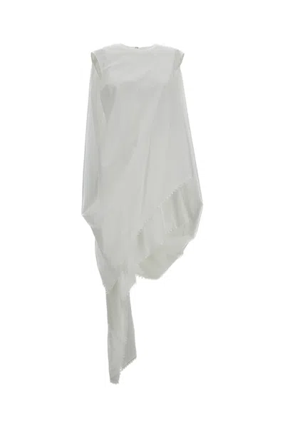 Jacquemus La Robe Traversin Courte Dress In White
