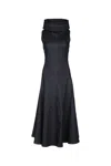 Jacquemus Sleeveless A-line Dress In Black