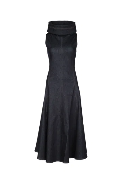 Jacquemus La Robe Triangle De-nimes In Black