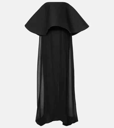 JACQUEMUS LA ROBE VELA WOOL AND SILK MAXI DRESS