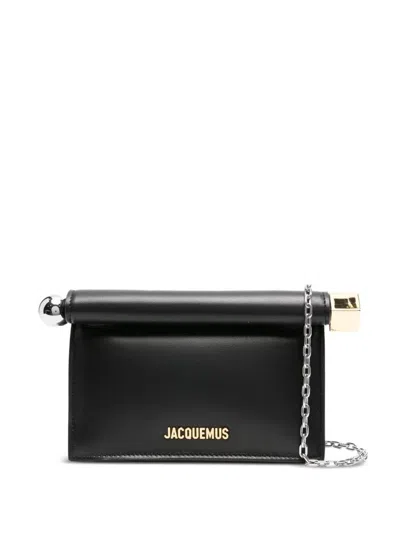 Jacquemus 'la Ronde Carré' Small Clutch In Black