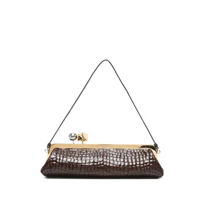 Jacquemus La Salon Clutch Bag In Brown