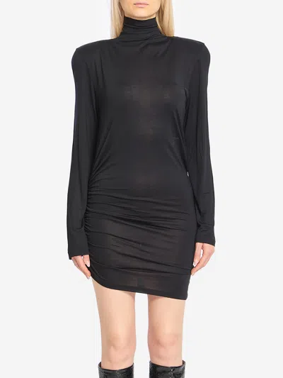 Jacquemus La Spallina Dress In Black