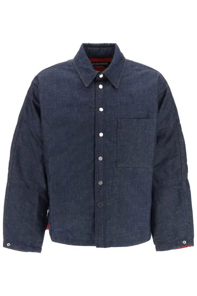 Jacquemus Blue Overshirt From The Le Chouchou Collection For Men