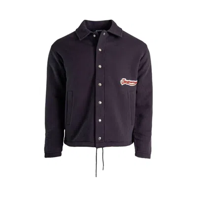 Pre-owned Jacquemus La Surchemise Gio 'varsity Patch Grey' | Men's Size S In Gray