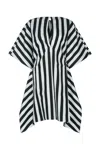 Jacquemus Womens Jacquard Medium Stripes Moisson Striped Cotton And Silk Tunic In Blue