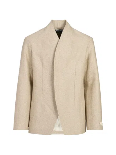 Jacquemus La Veste Bastide Jacket In Neutral