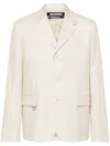 Jacquemus La Veste Cabri Blazer In Neutrals