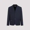 Jacquemus Single-breasted Blazer In Dark Navy