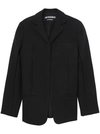 Jacquemus Notched Lapel Tailored Jacket For Women In Multi