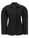 Jacquemus Black Les Sculptures 'la Veste Castagna' Blazer In Black